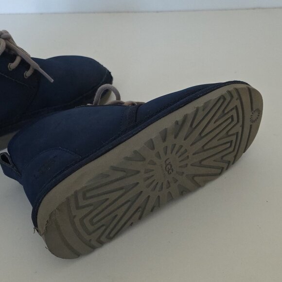 UGG |  Neumel 1016652K Classic Winter Boots Blue Kids Size 2 - Picture 5 of 5